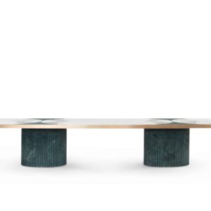 Biloba Marble Dining Table